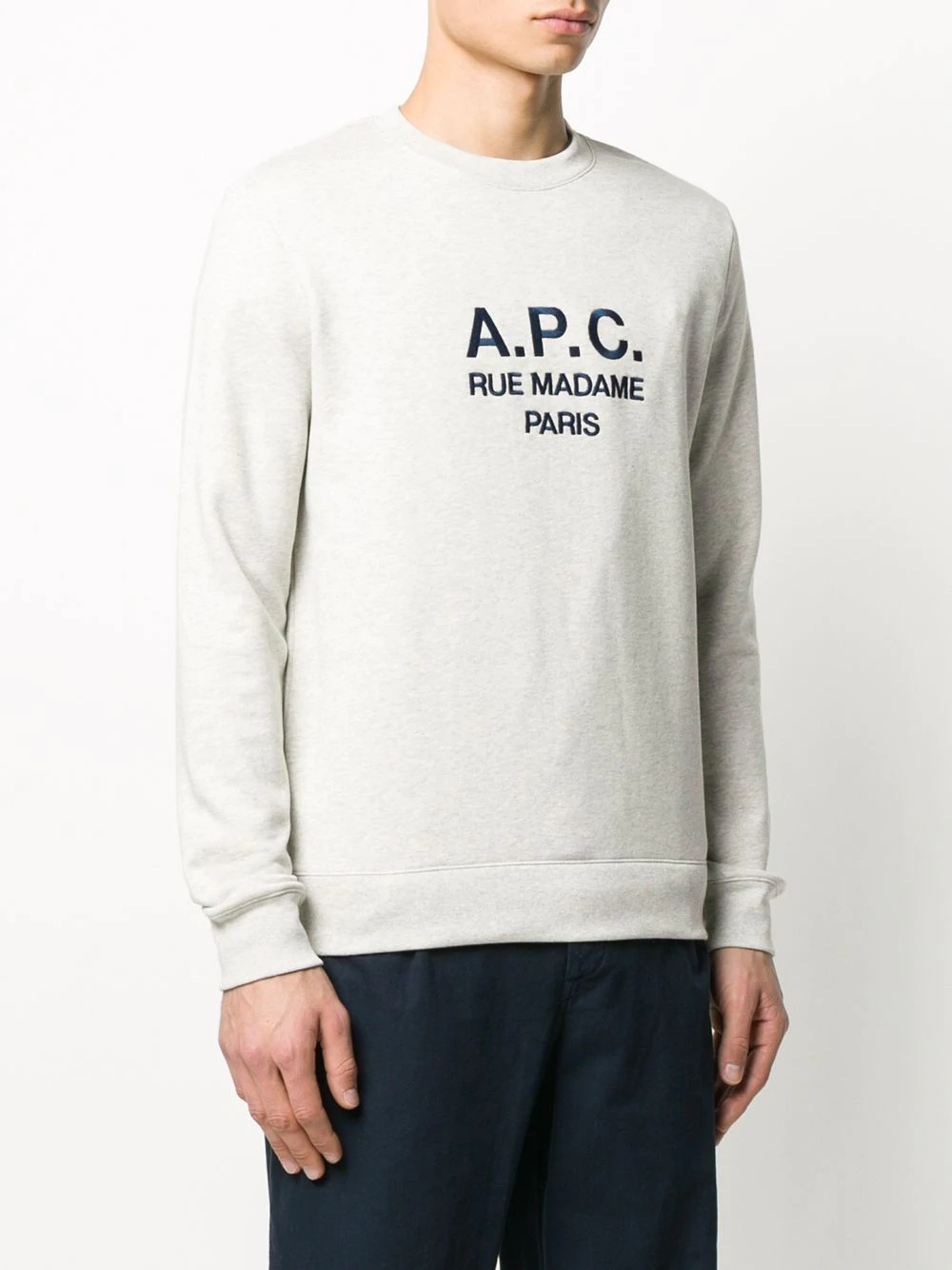 embroidered logo sweatshirt - 4