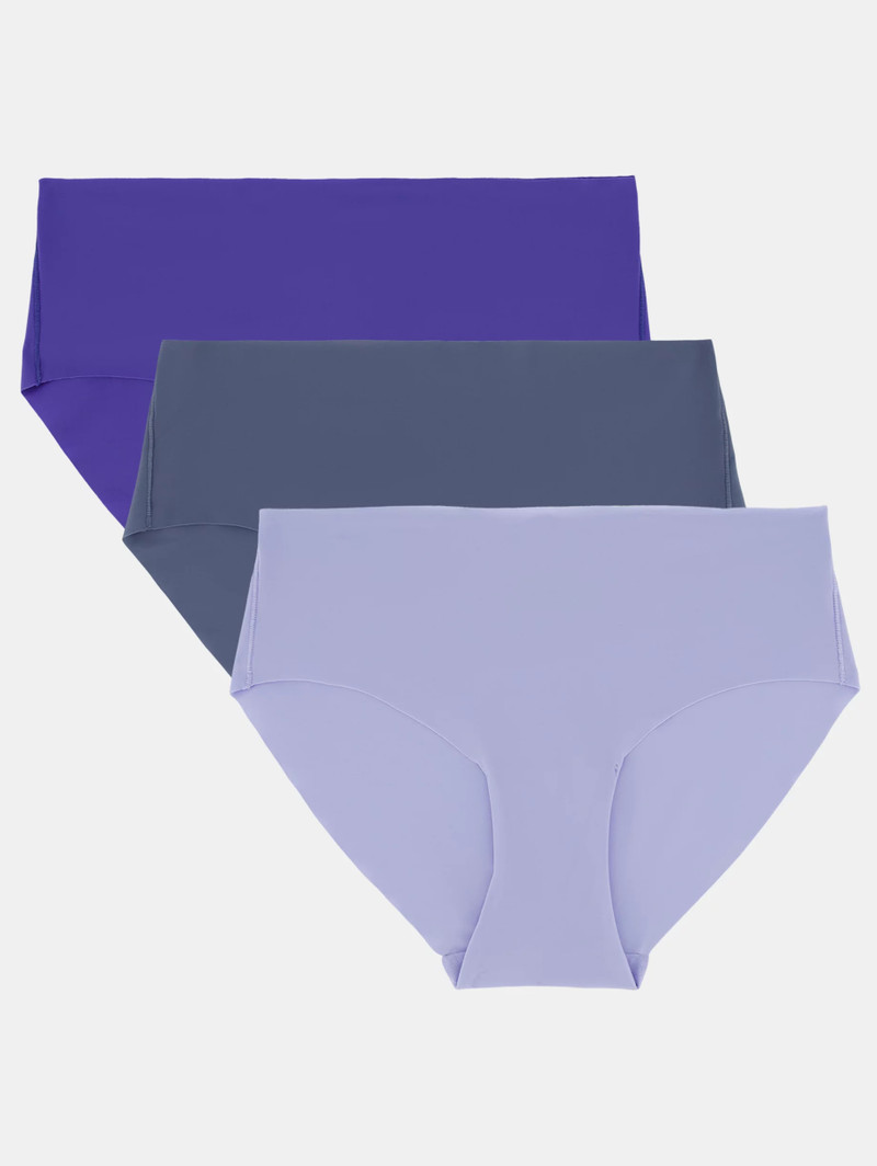 Women's UA Essential Stretch 3-Pack Printed No Show Hipster 1