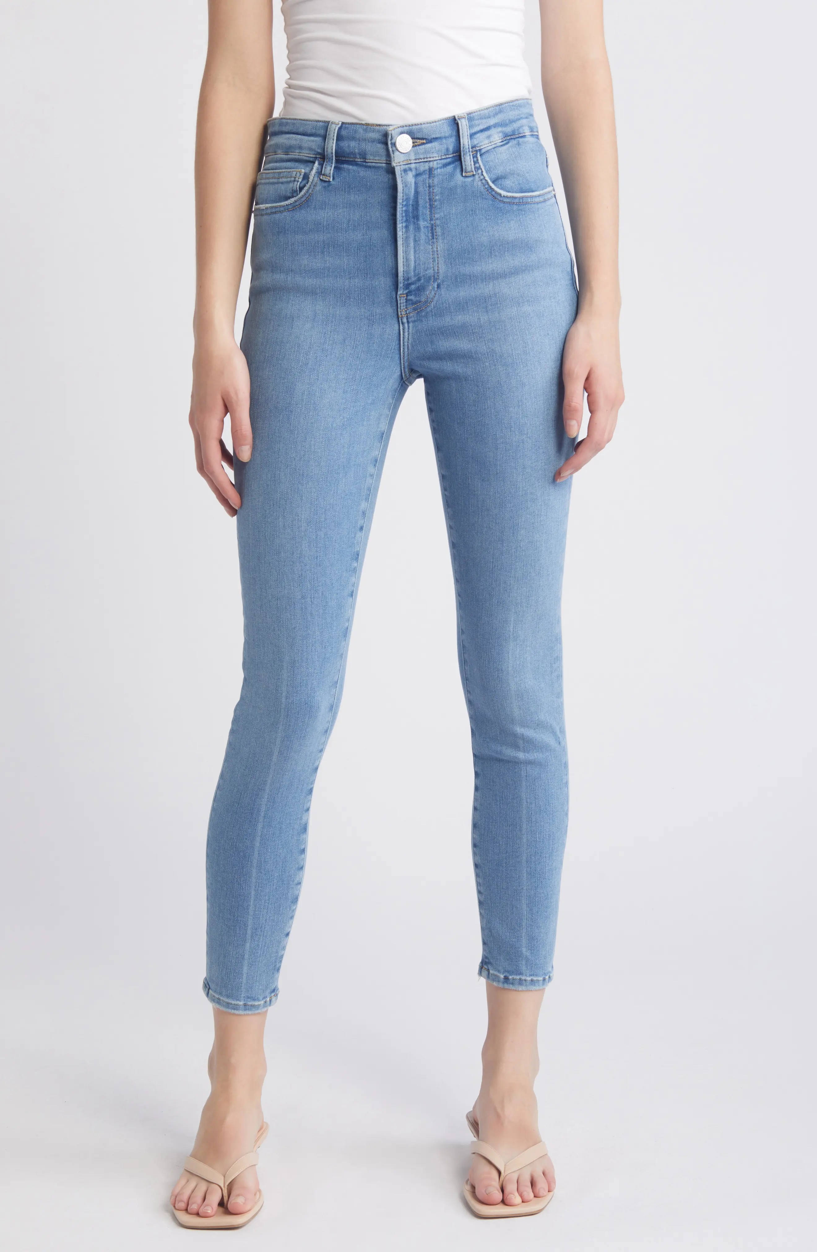Le High Ankle Crop Skinny Jeans - 1