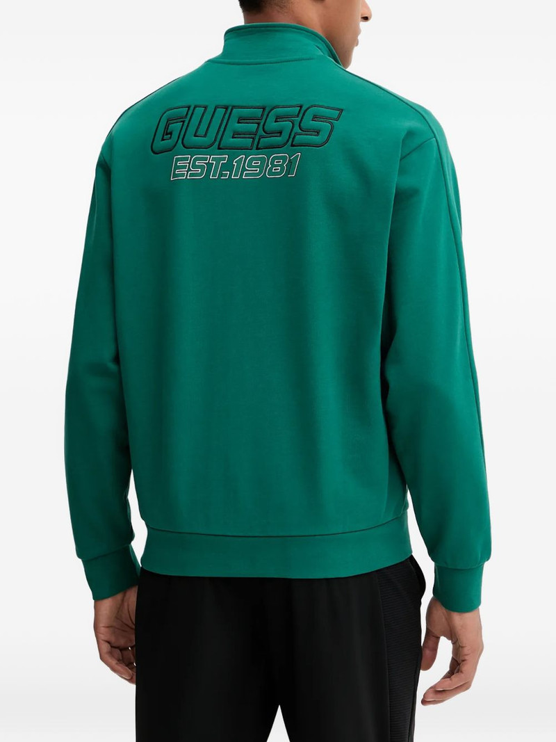 zip-up mock-neck sweater 3