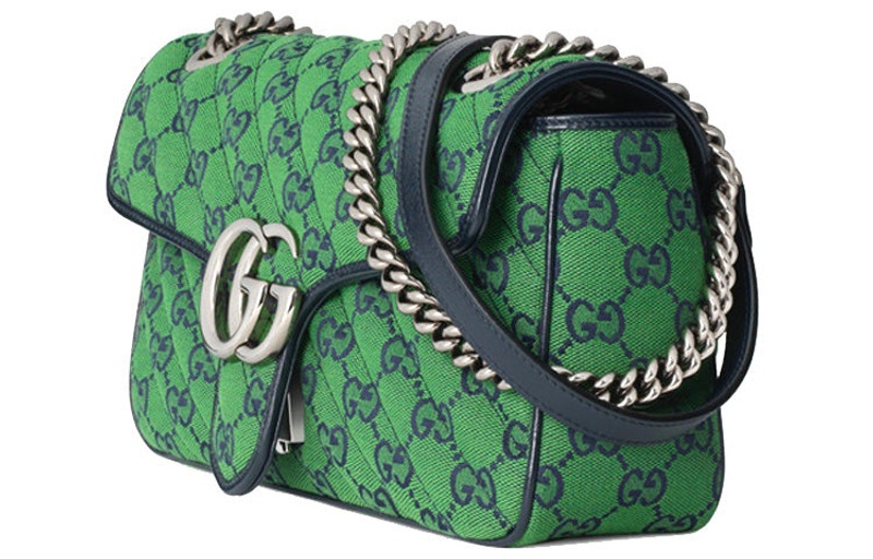 GUCCI GG Marmont Multicolor small shoulder bag outlook