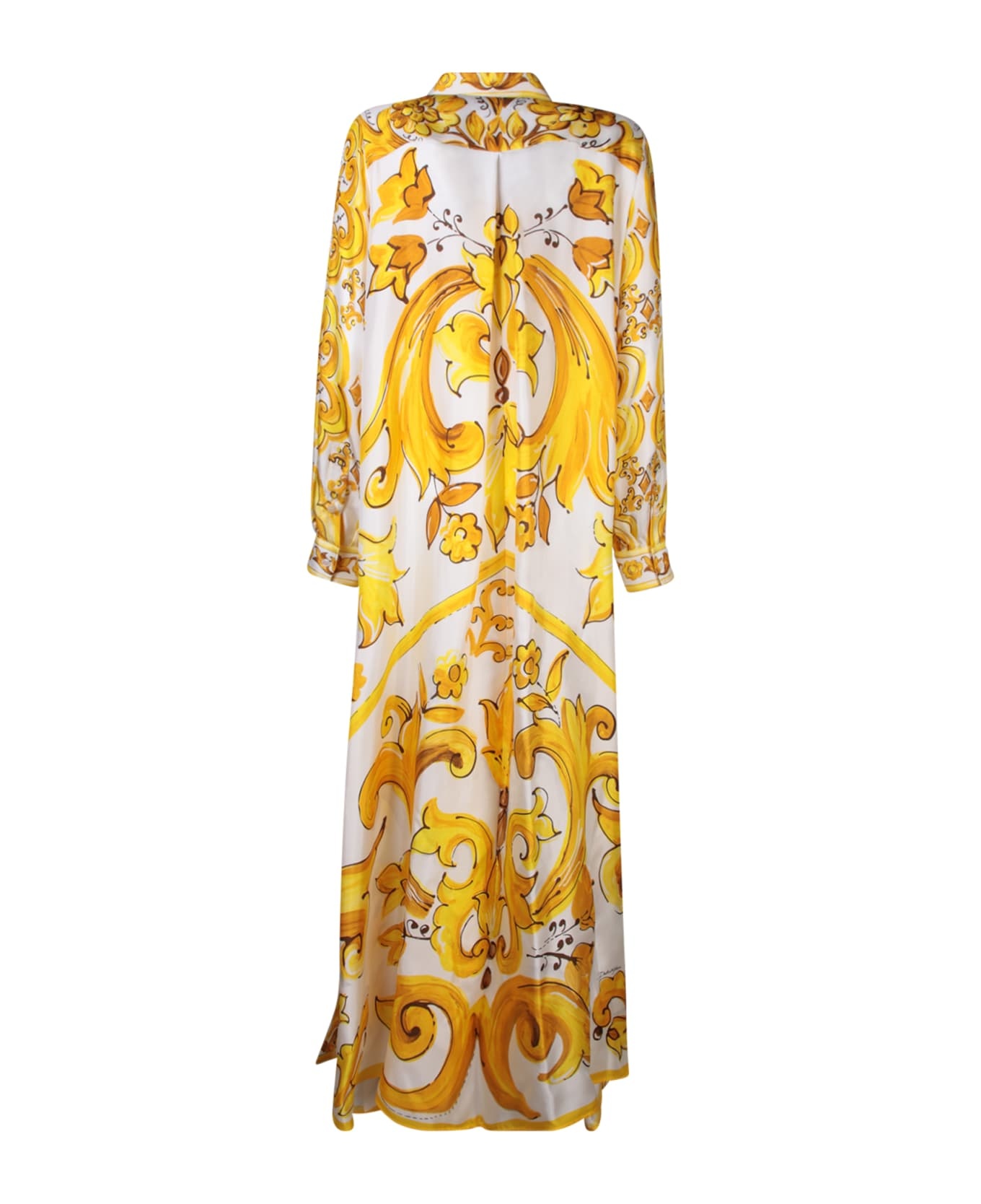 Yellow Maiolica Long Dress - 2