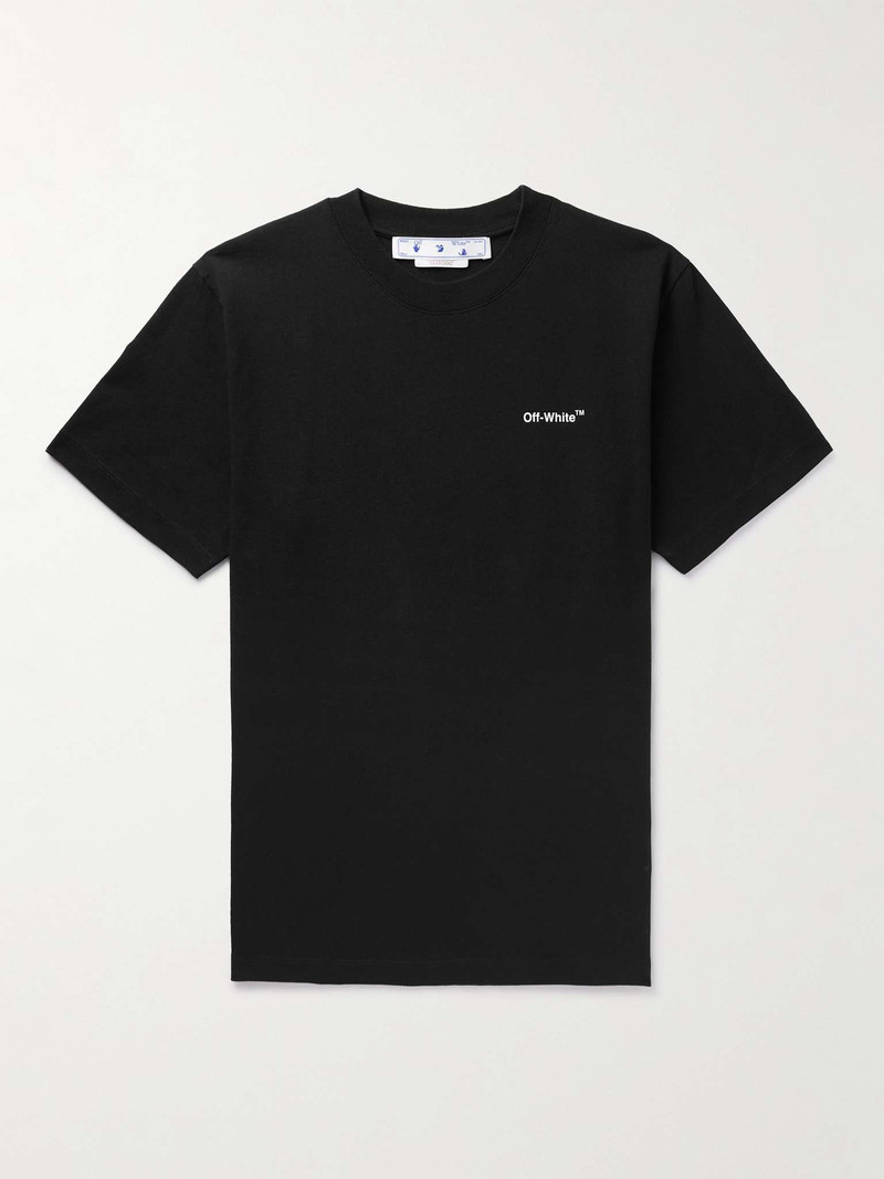 Logo-Print Cotton-Jersey T-Shirt - 1