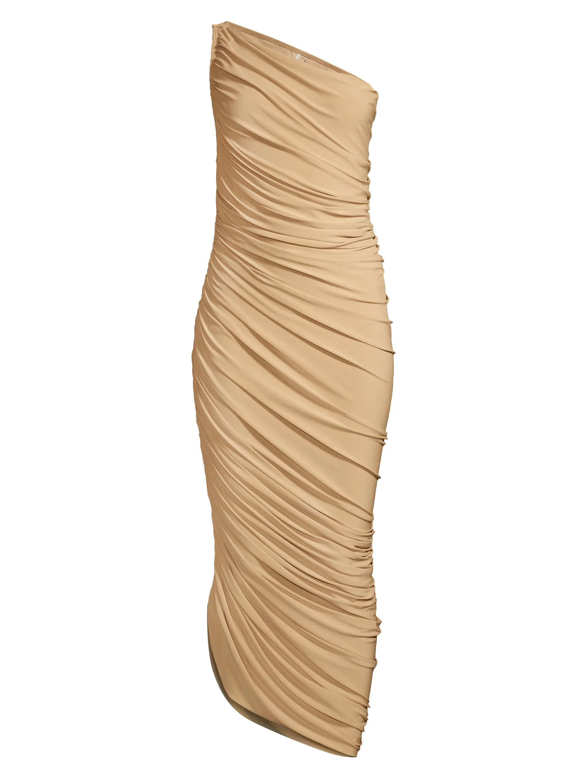 Women's Diana Ruched One-Shoulder Gown - Blonde - 1