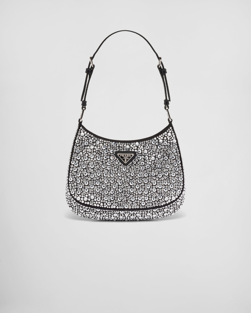 Prada Cleo satin bag with crystals 1