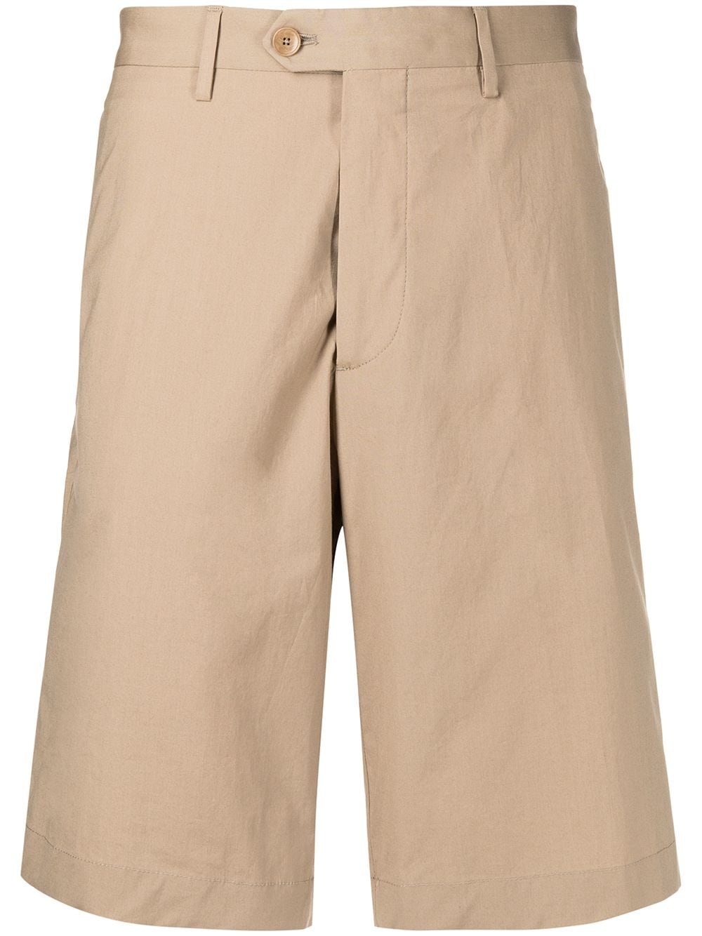 straight-leg chino shorts - 1