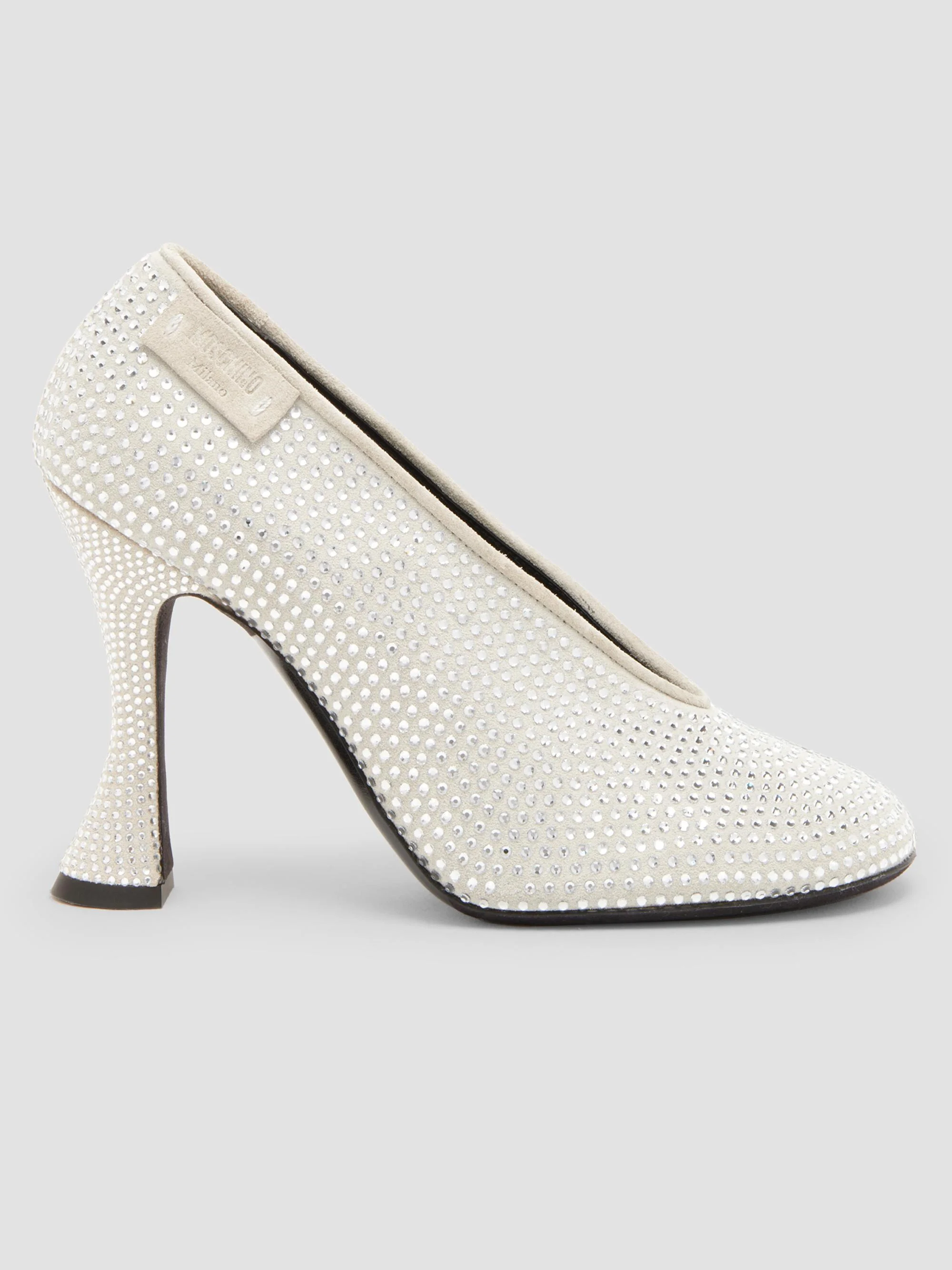 Women's 100MM Leather Duck Pumps - White - 1