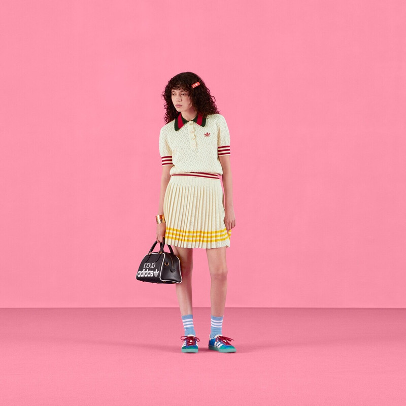 GUCCI adidas x Gucci cotton polo outlook