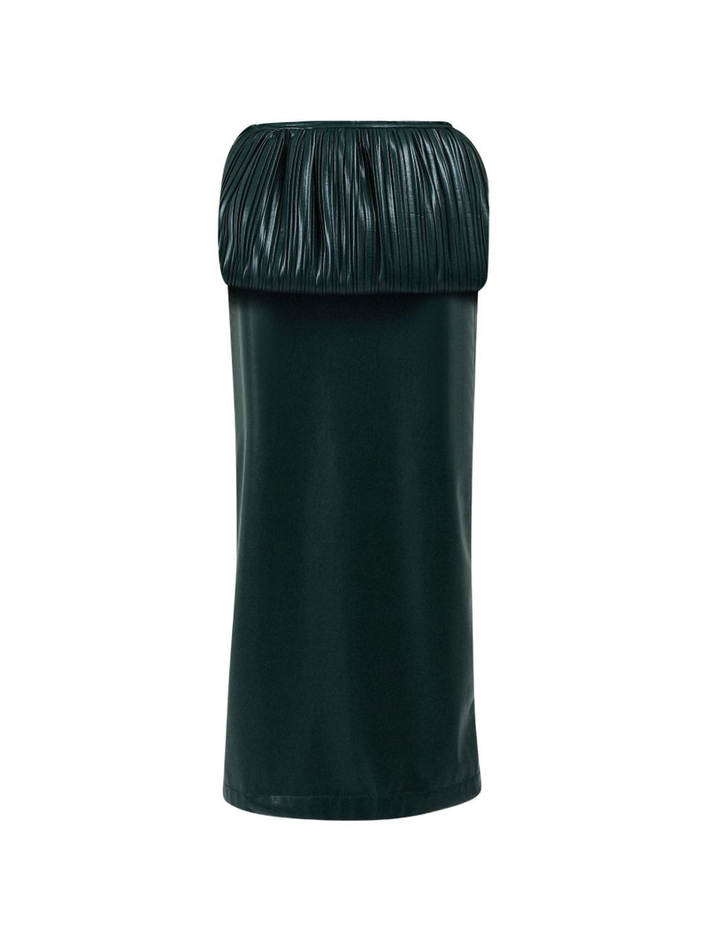 pleated balloon maxi skirt 1