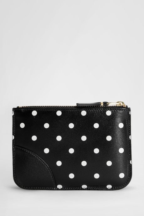 Black and white polka dots wallet - 2