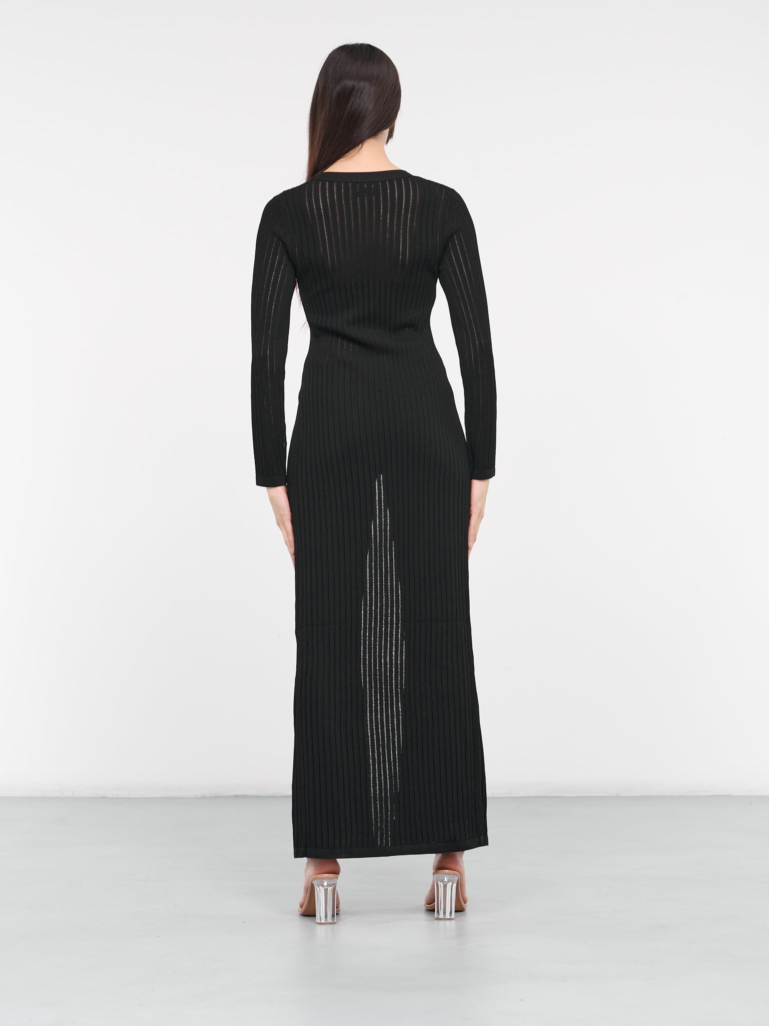Rib-Knit Maxi Cardigan - 3