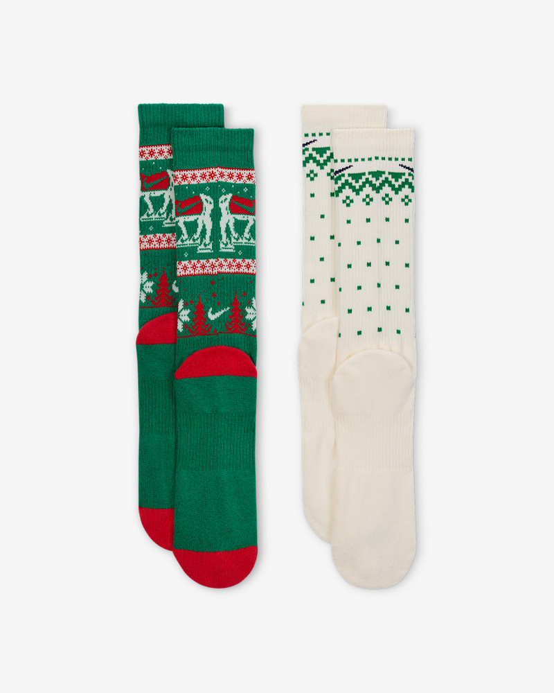 Nike Everyday Plus Cushioned Winter Wonderland Crew Socks (2 Pairs) 3