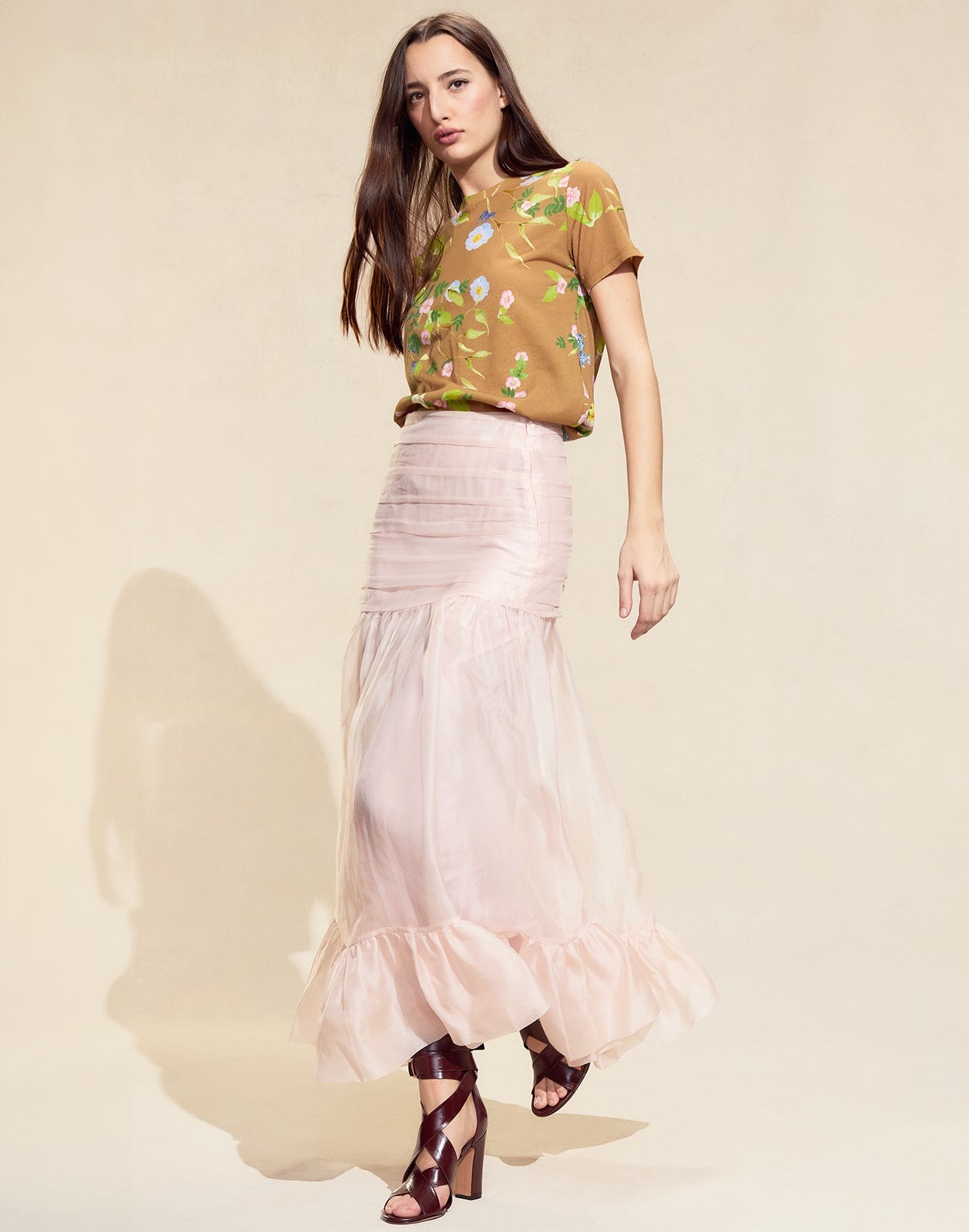 Serafina Silk Skirt - 7