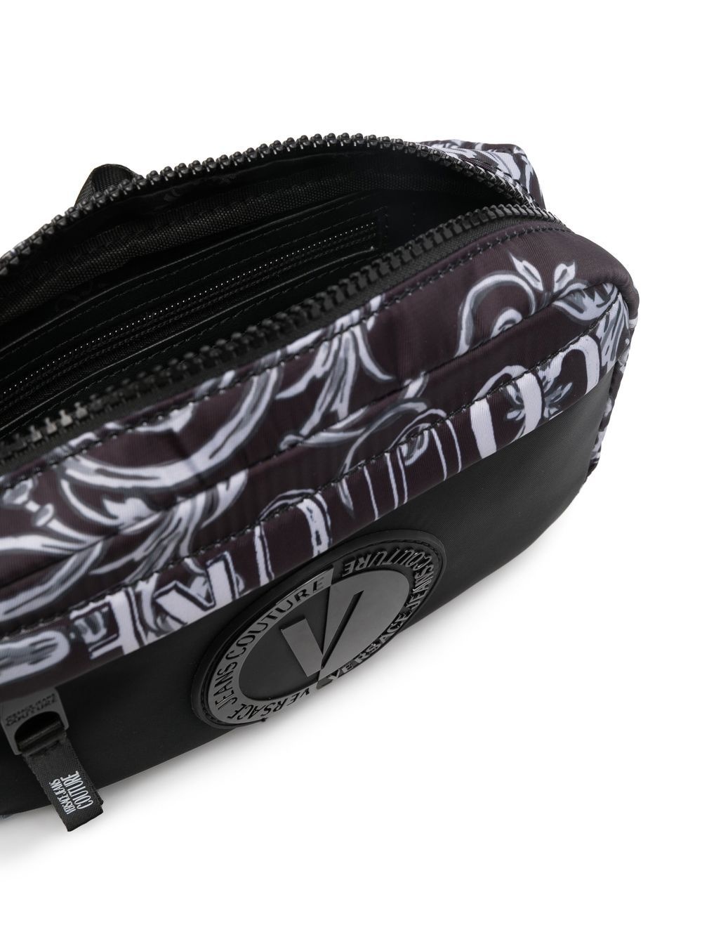 baroque-print belt bag - 5