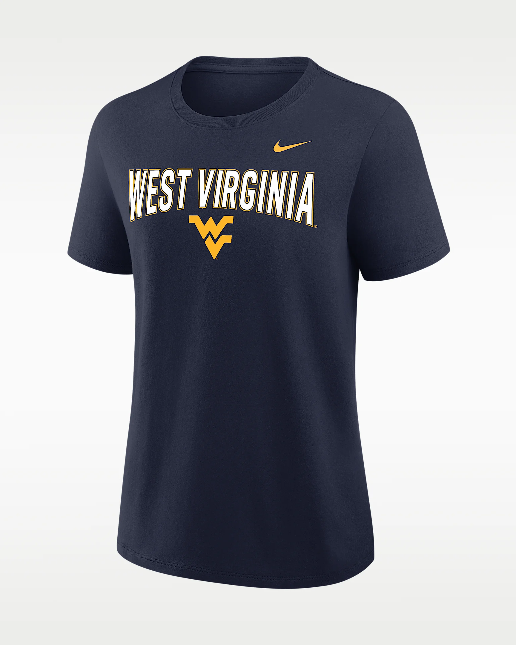 West Virginia Arch Logo Women's Nike College T-Shirt - 1
