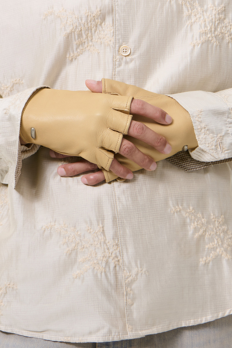 Biker Glove Cream Nappa 4