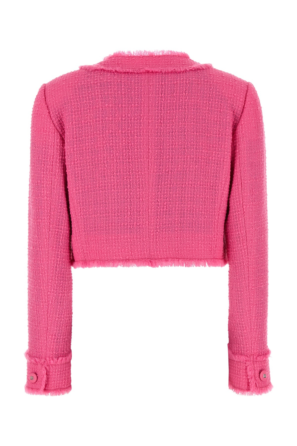 Fuchsia tweed blazer - 2