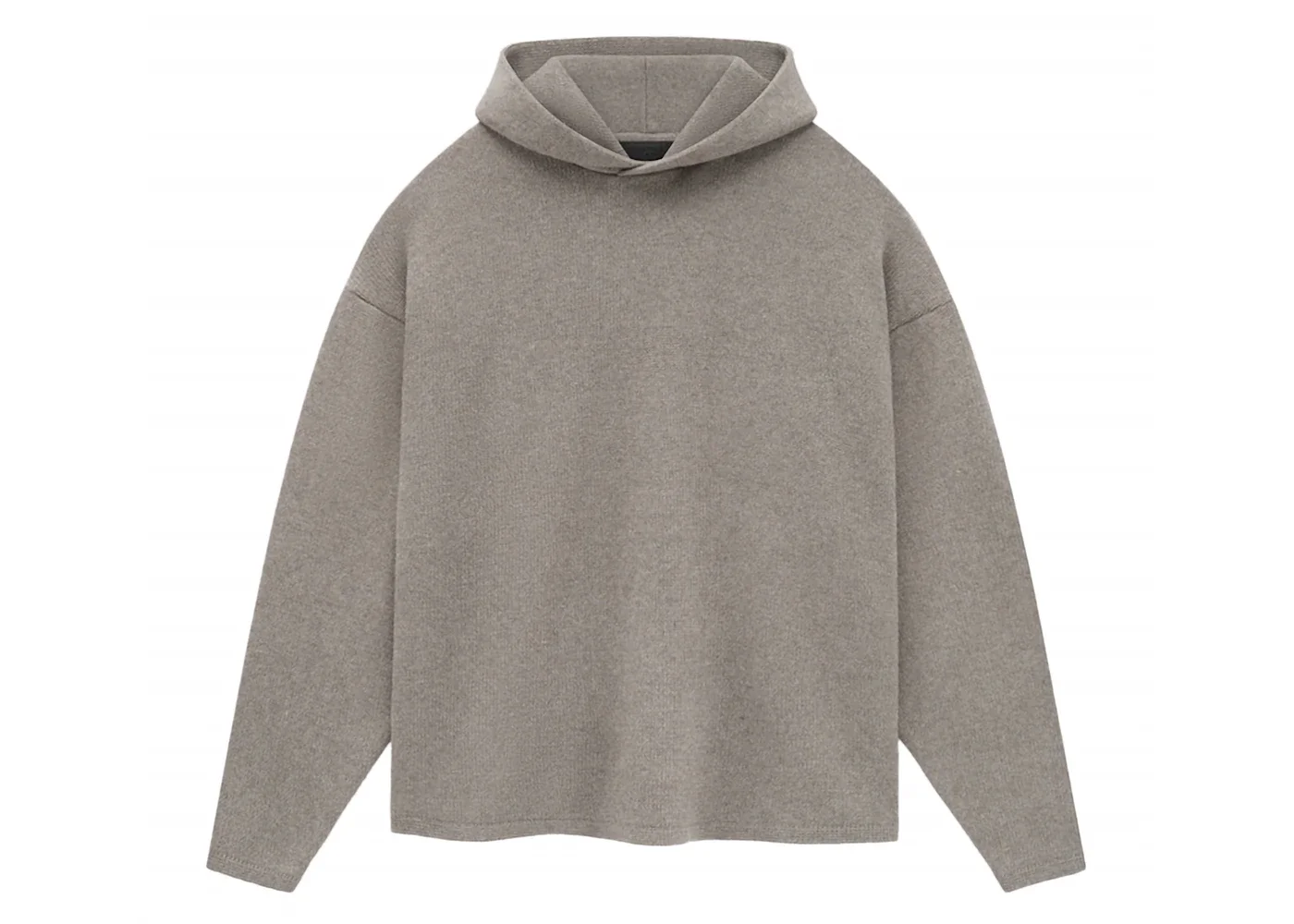 Fear of God Essentials Core Collection Knit Hoodie Heather Grey - 1