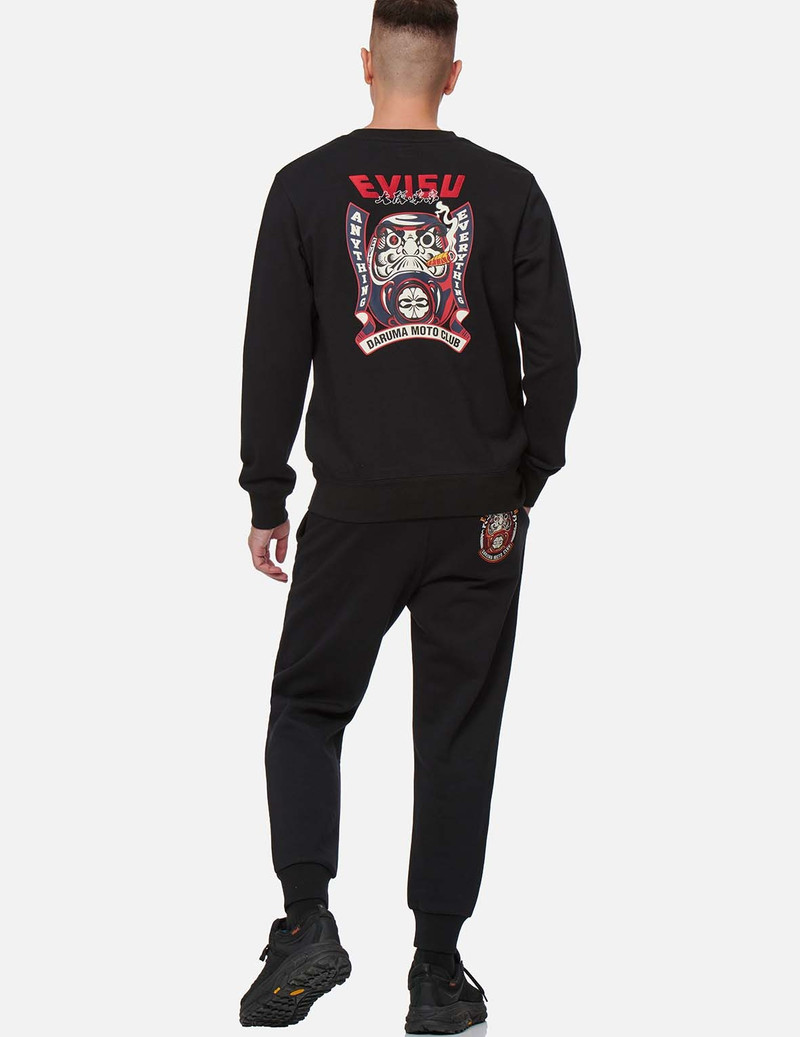 DARUMA MOTO CLUB MOTIF PRINT SWEATSHIRT 5