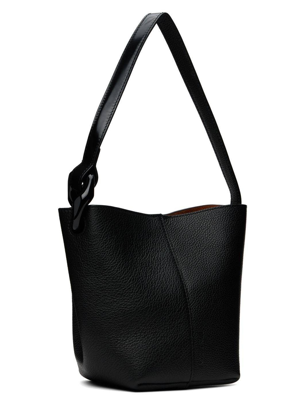 ショルダーバッグ・ポシェット Jw Anderson Black Leather Bucket Bag JW Anderson The JWA Corner Small Bucket Bag | Shopbop