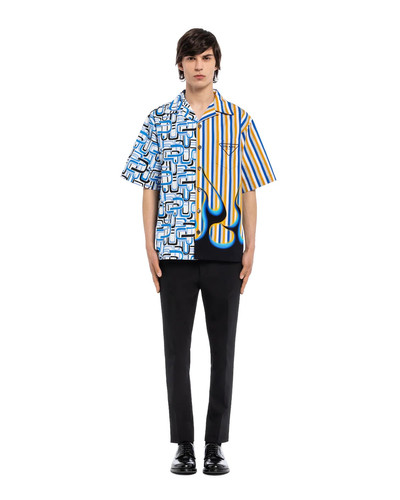 Prada Double Match poplin shirt outlook