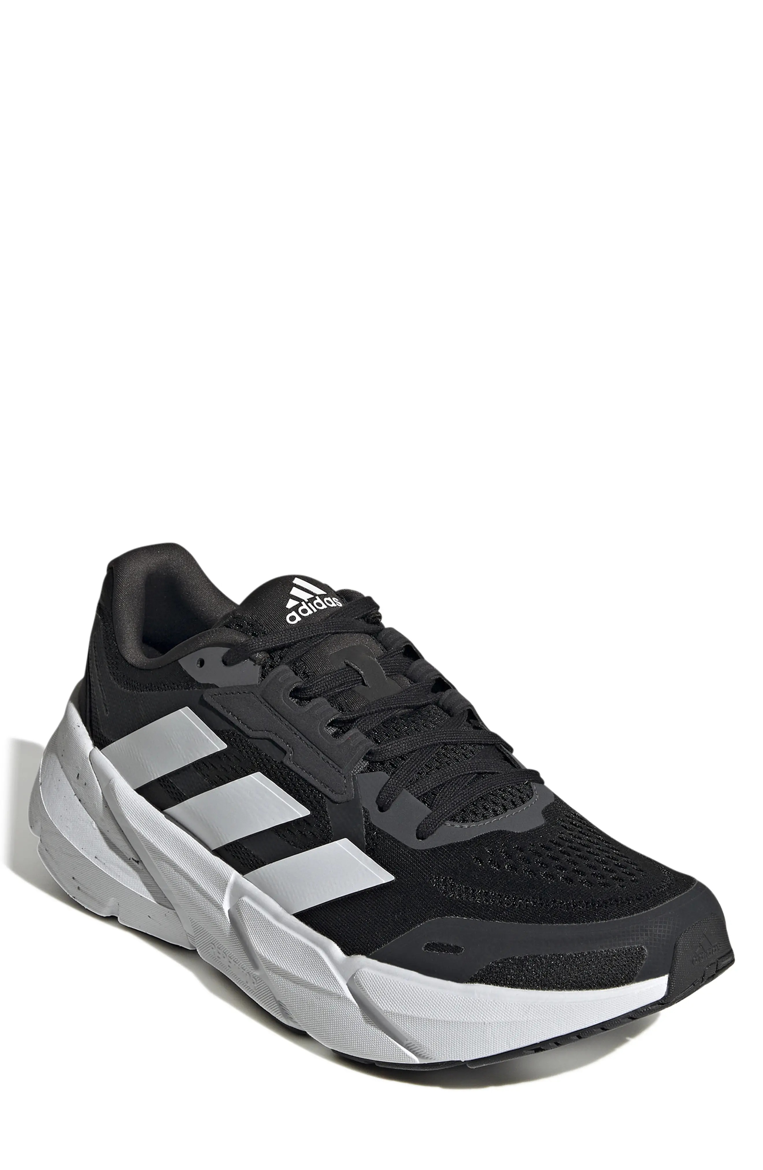 Adilette Tonys Chocolonely Running Shoe in Core Black/Ftwr White/Grey - 1