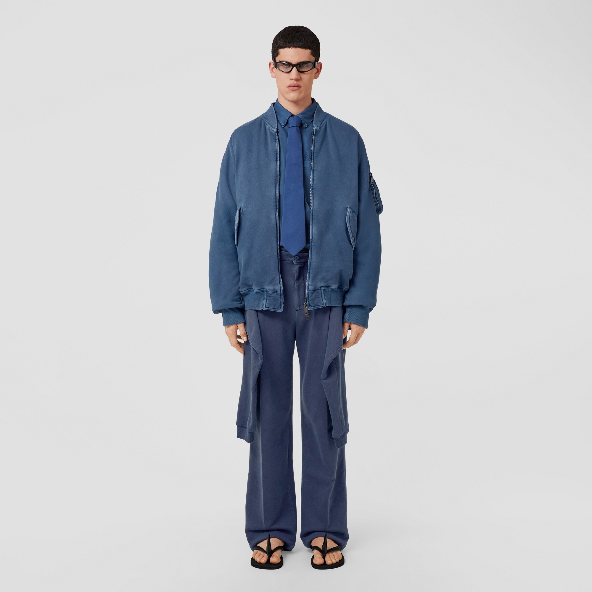 Embroidered Logo Cotton Twill Shirt - 4