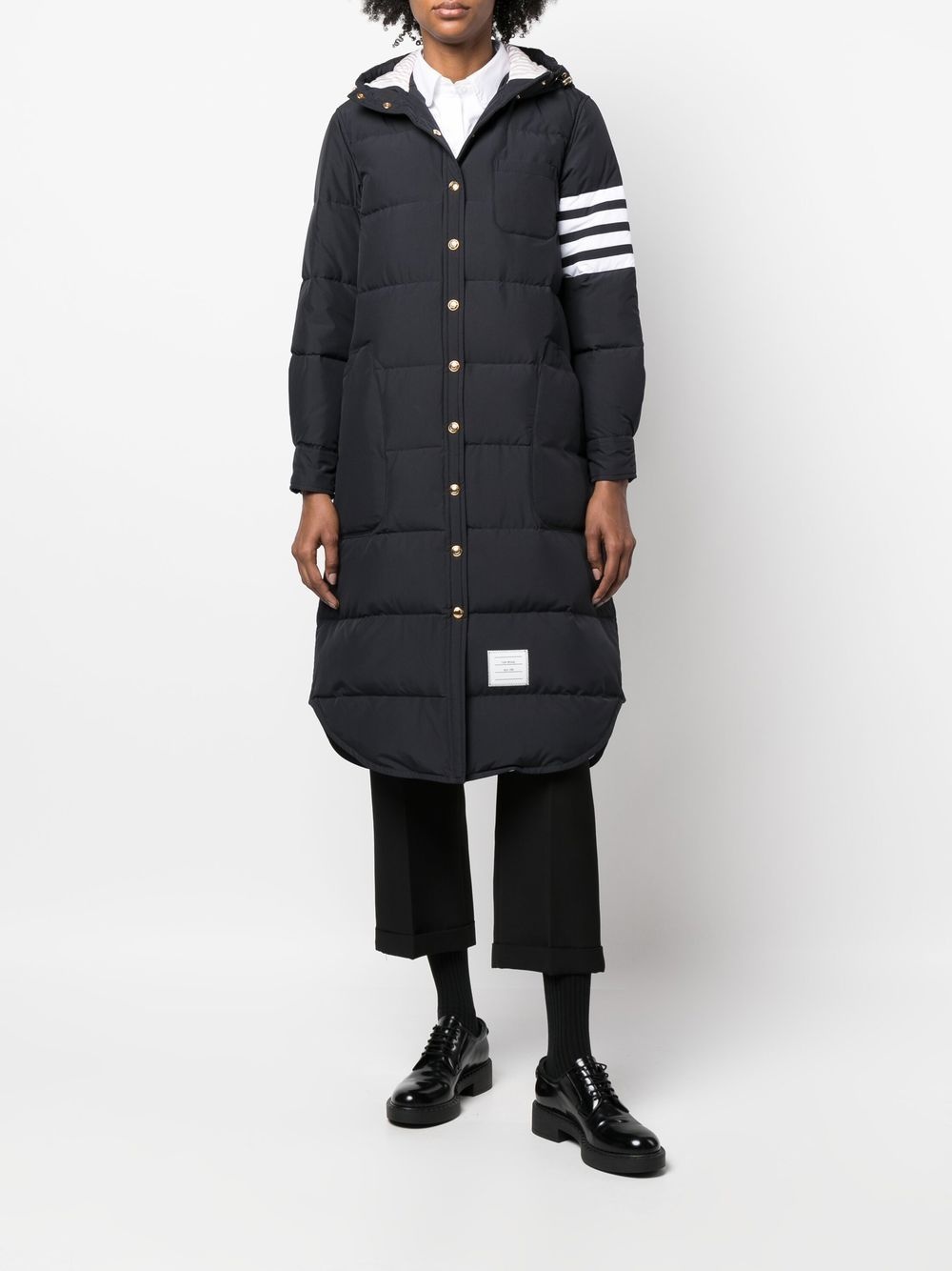 4-Bar hooded padded coat - 2