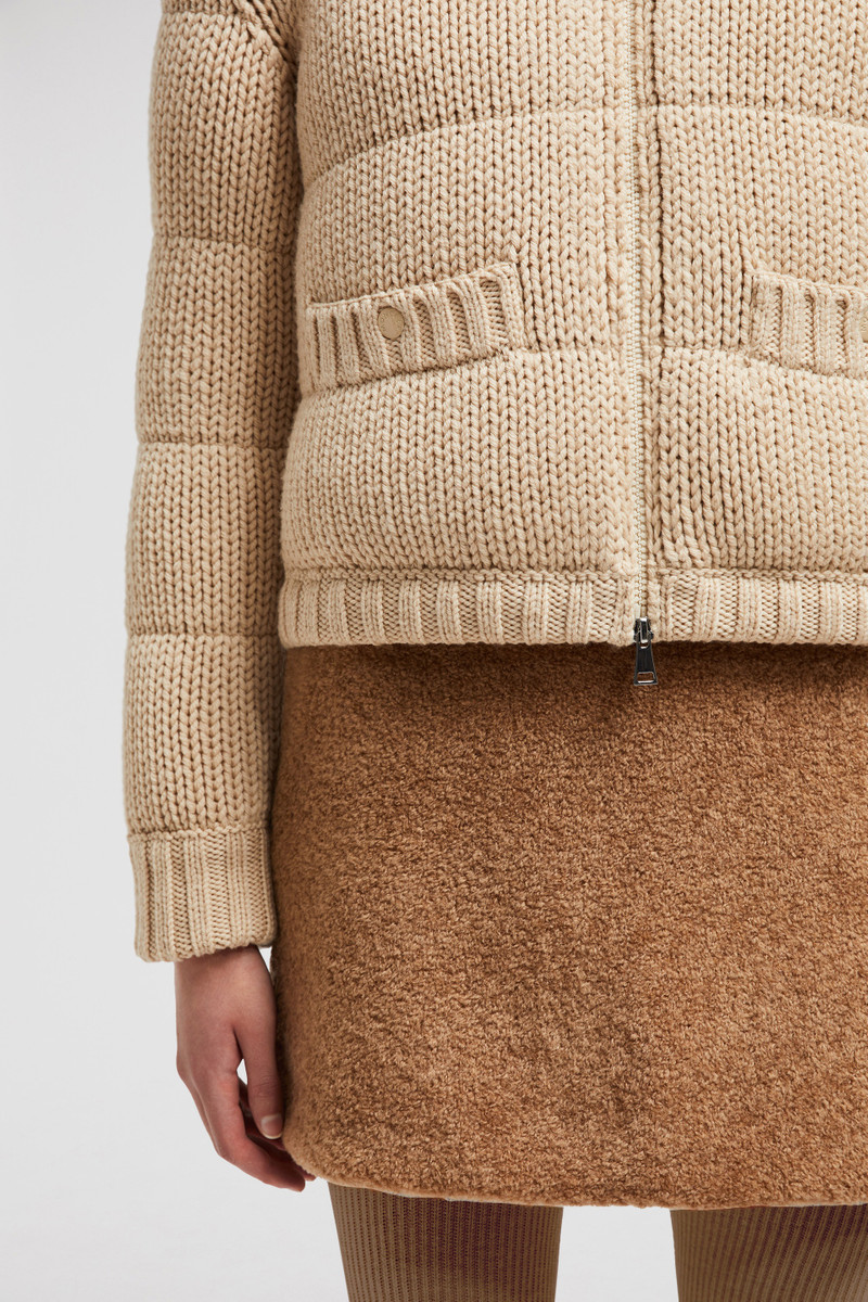 Padded Wool Zip-Up Hoodie 6