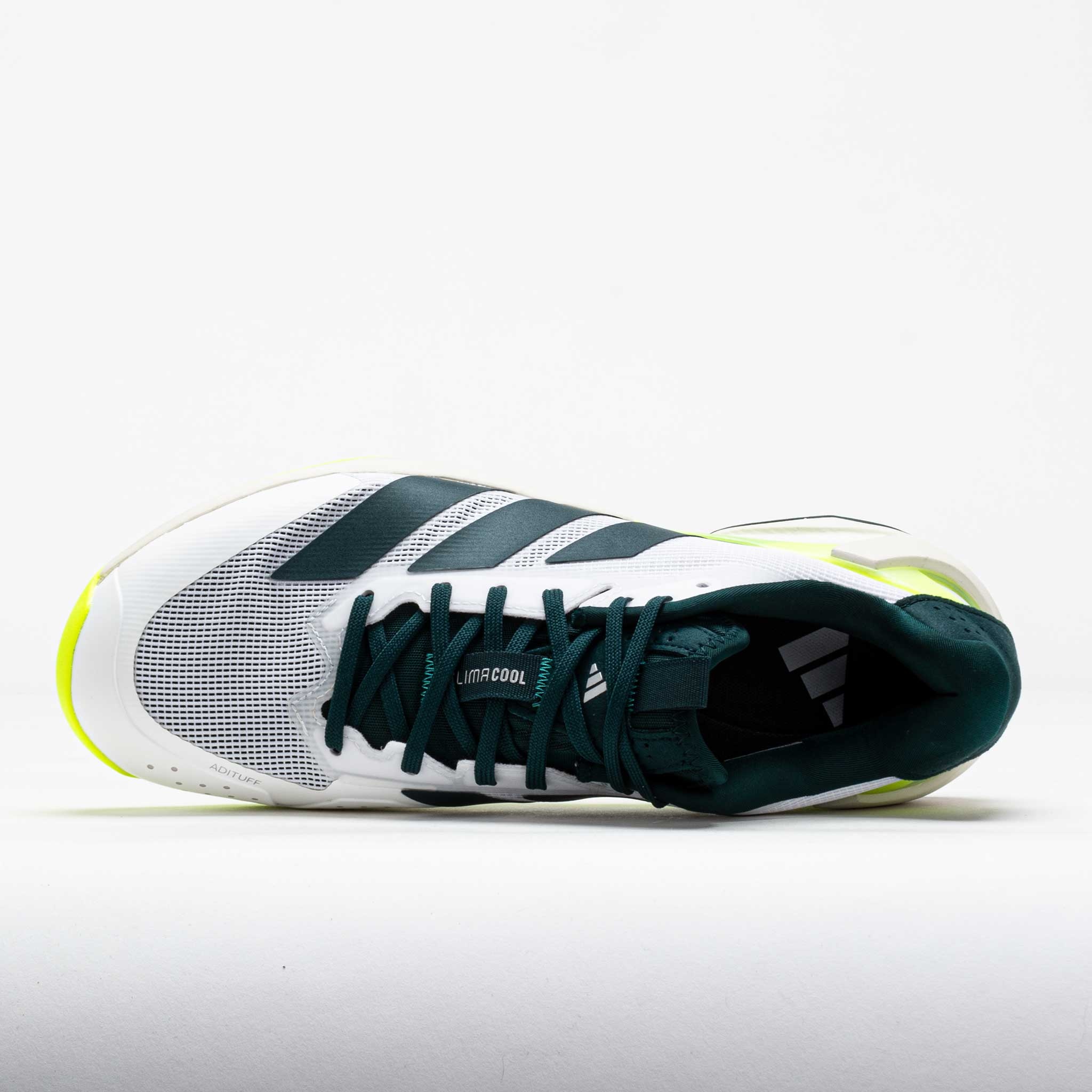 adidas Adizero Ubersonic 5 Men's White/Aurora Ivy/Lucid Lemon - 3