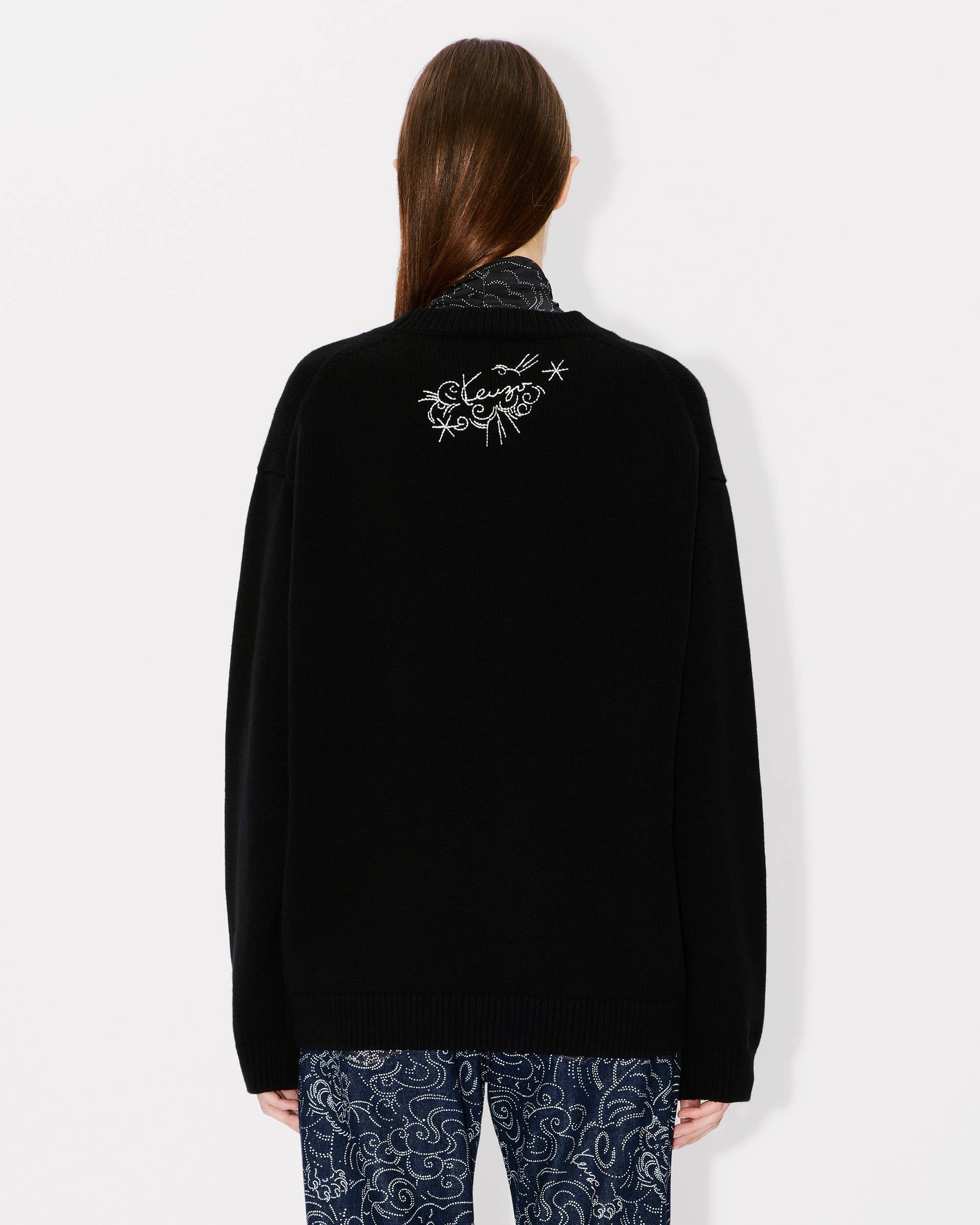 'KENZO Star Tiger' genderless embroidered wool jumper - 4