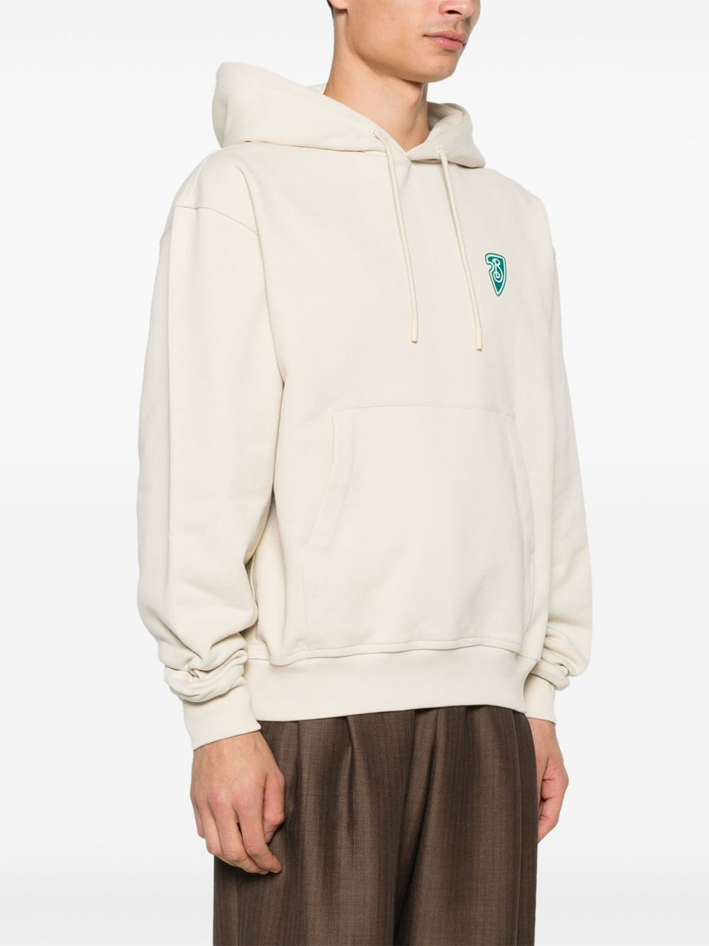 B shield logo-print hoodie - 4
