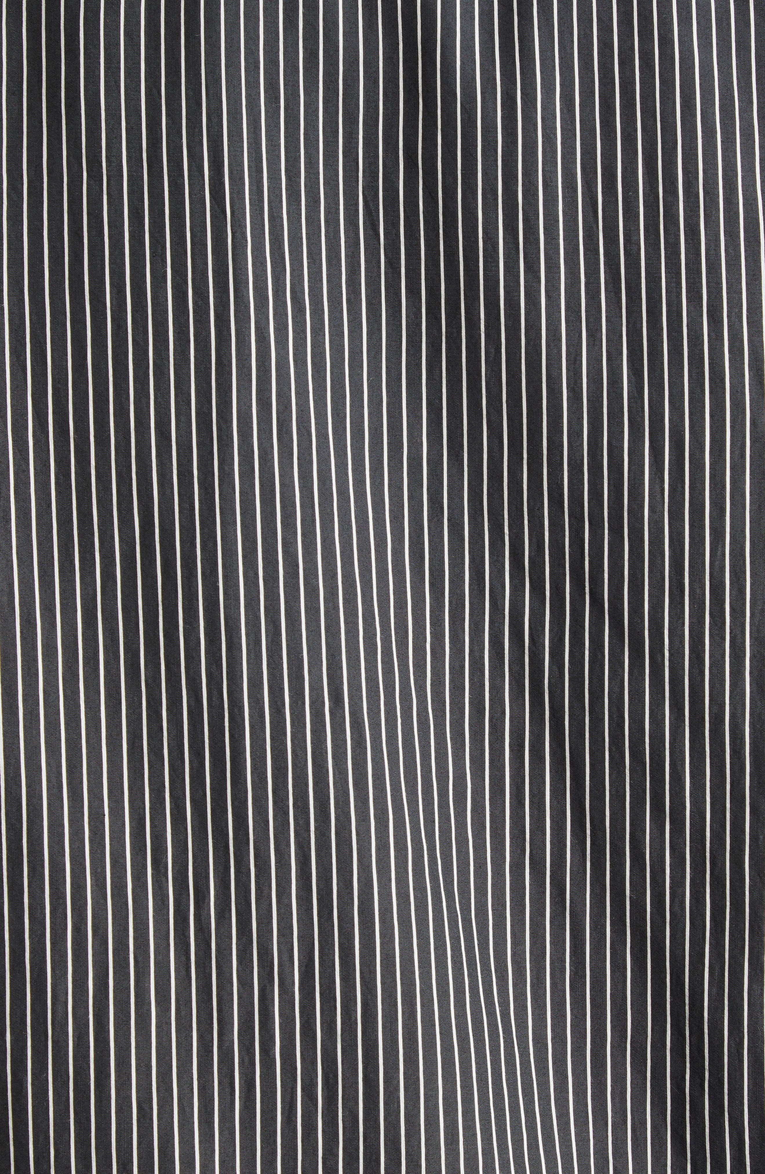 Proenza Schouler Lynsey Stripe Button-Up Shirt in Black/White at Nordstrom - 7