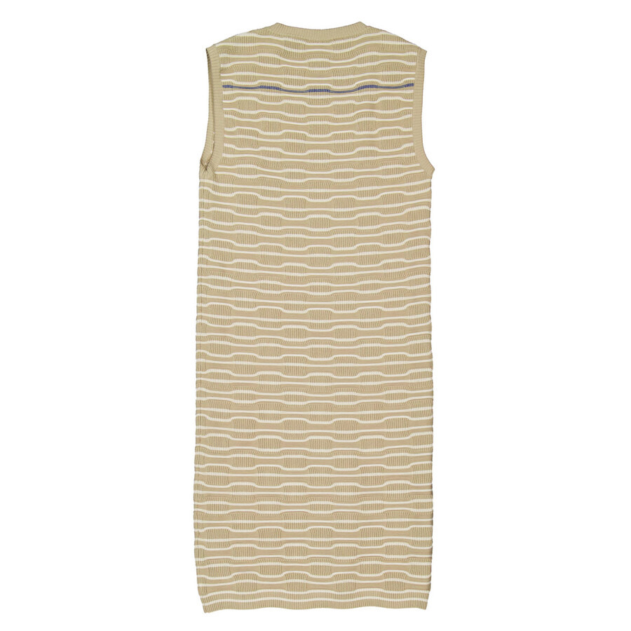 Burberry Embroidered-Logo Ribbed Mini Sleeveless Dress - 8