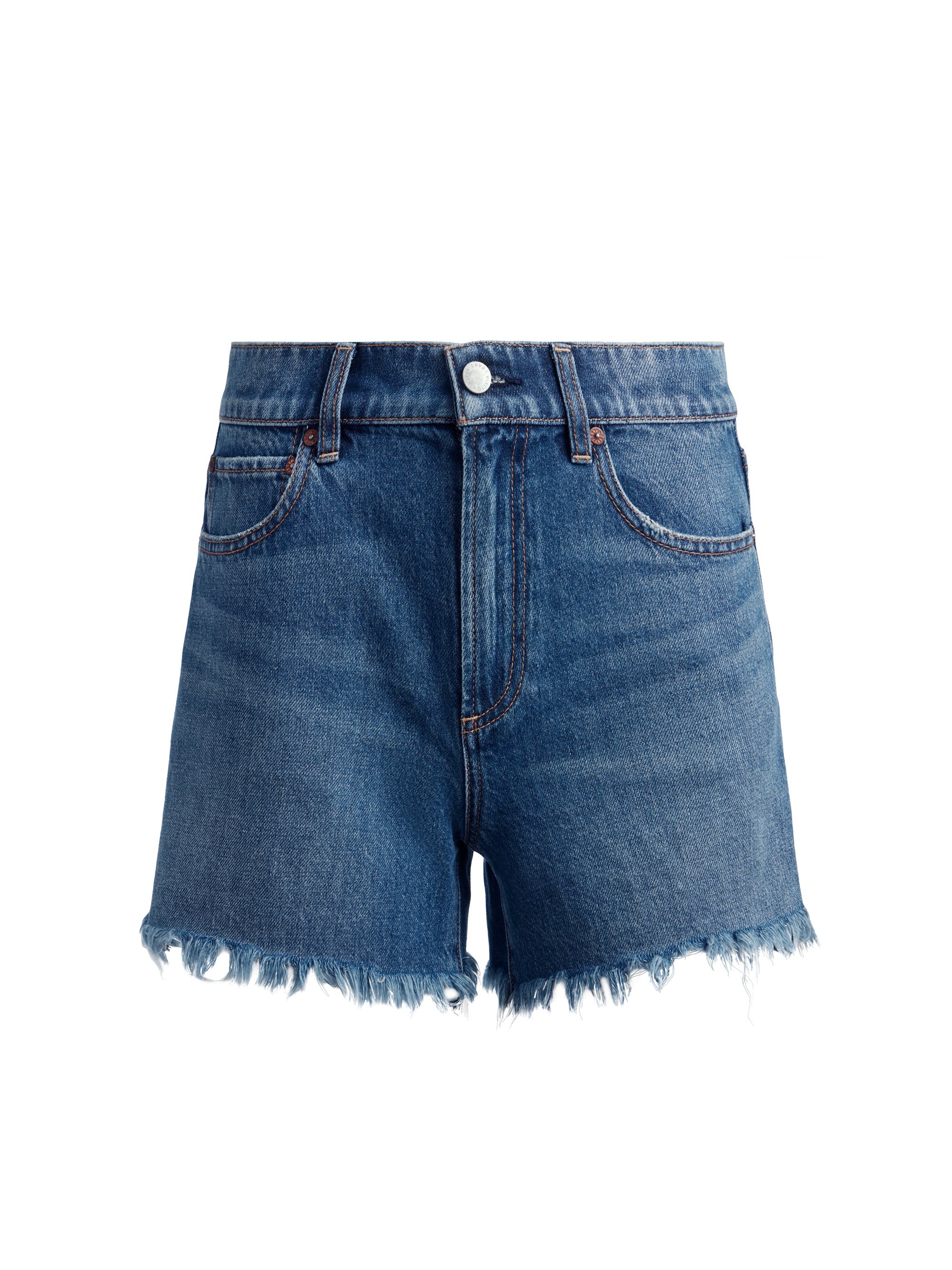 TRISH LOW RISE BAGGY SHORT WITH RAW HEM - 1