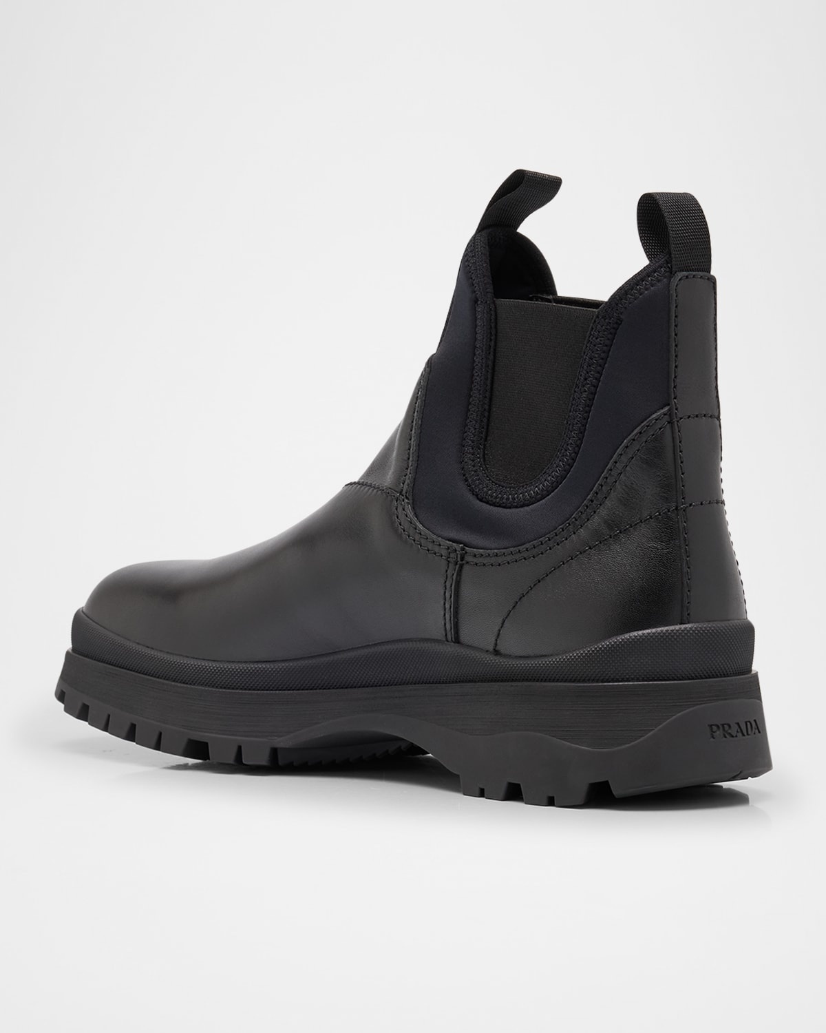 Men's Brixxen Leather and Neoprene Chelsea Boots - 2