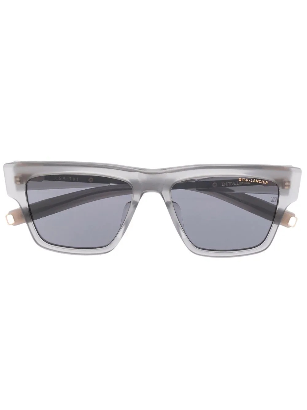 transparent-frame sunglasses - 1