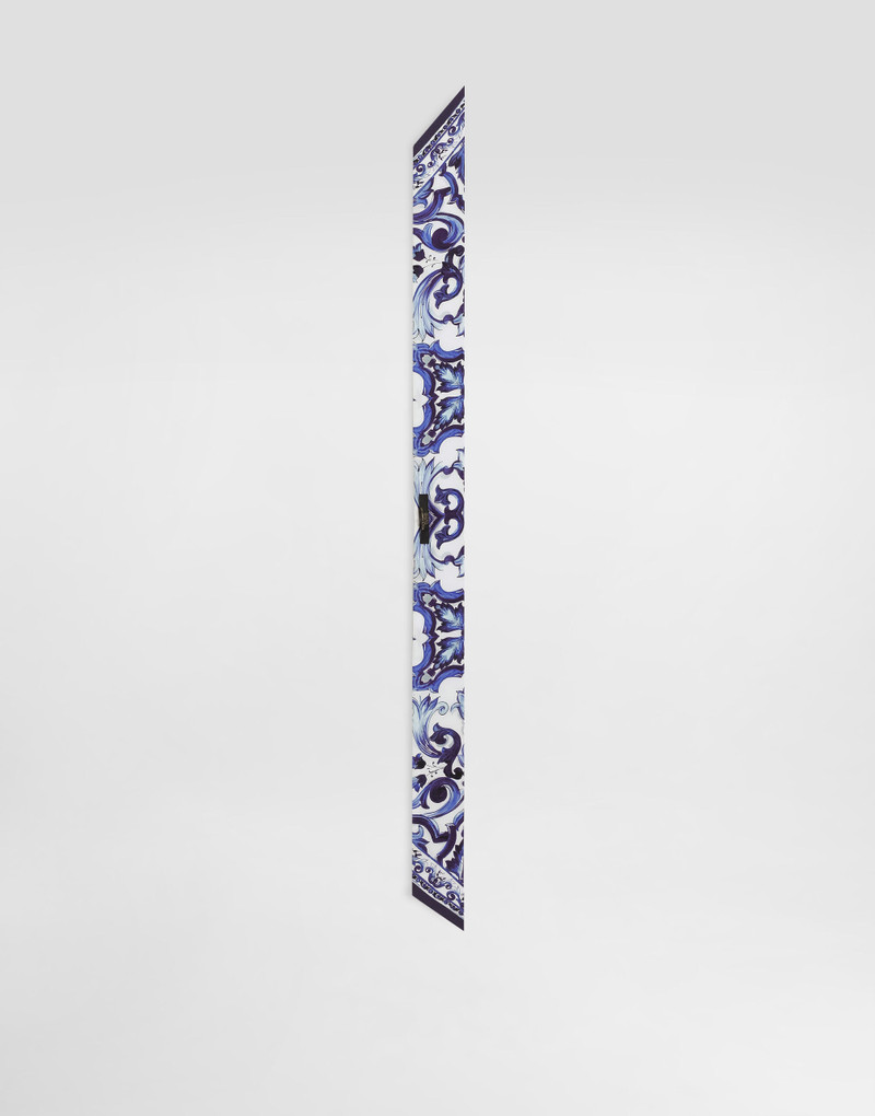 Dolce & Gabbana Majolica-print silk twill bandeau outlook
