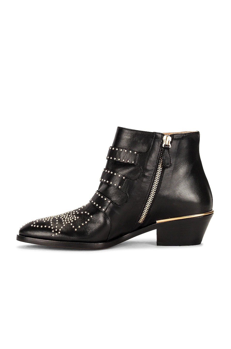 Susanna Leather Studded Booties - 5
