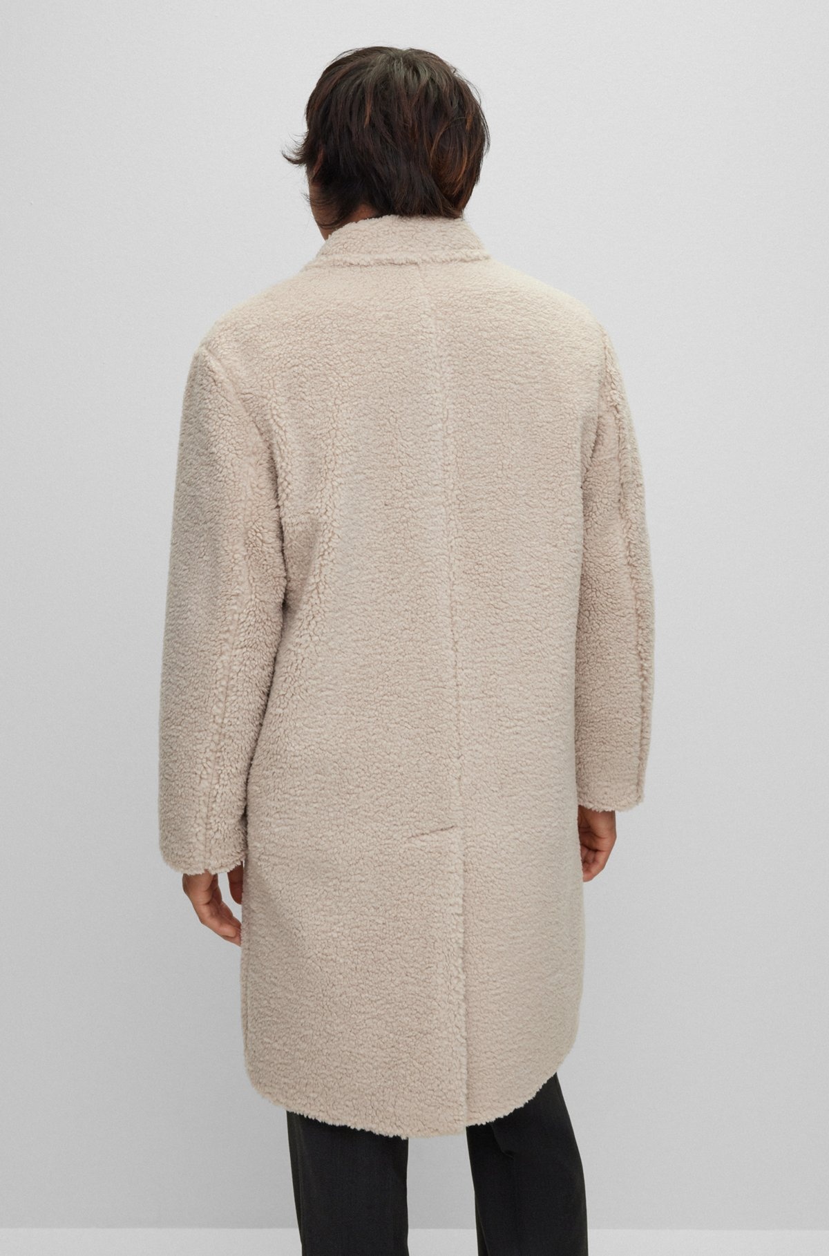 REGULAR-FIT COAT WITH VINTAGE-STYLE BUTTONS - 5