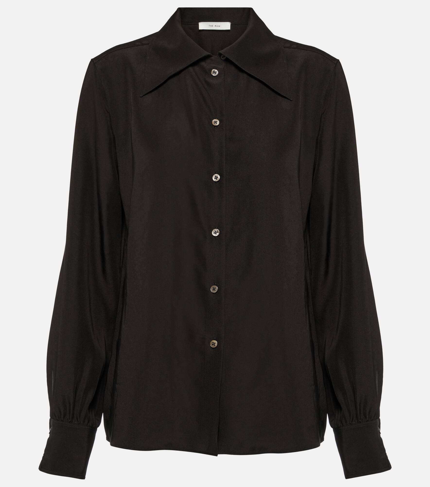 Conan silk crêpe de chine shirt - 1