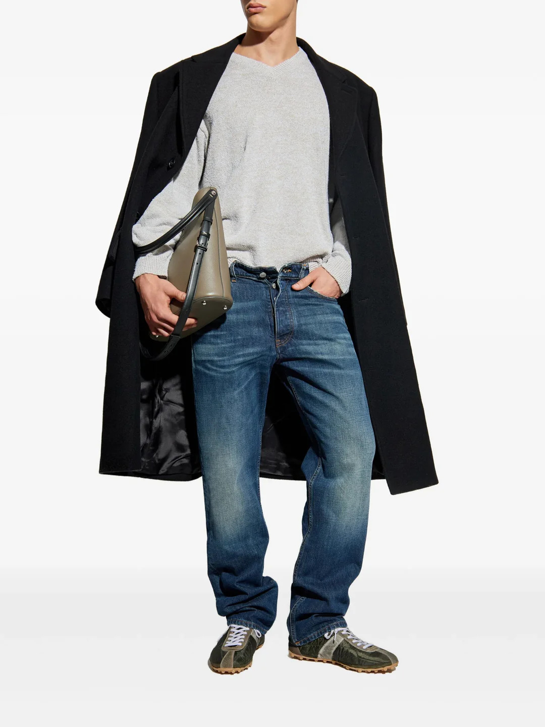 Pants 5 Pockets Blue Denim - 2