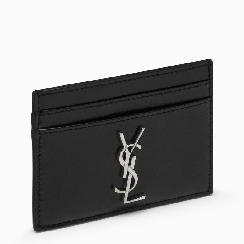 Saint Laurent Monogram Black Credit Card Holder Men - 1