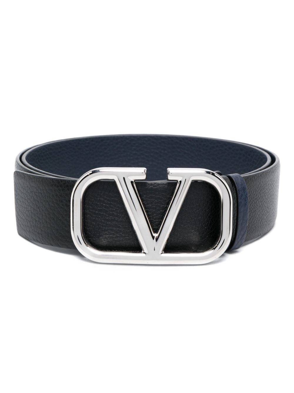 VLogo Signature pebbled belt - 1