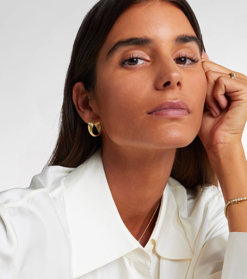 STONE AND STRAND Swerve 10kt gold earrings outlook