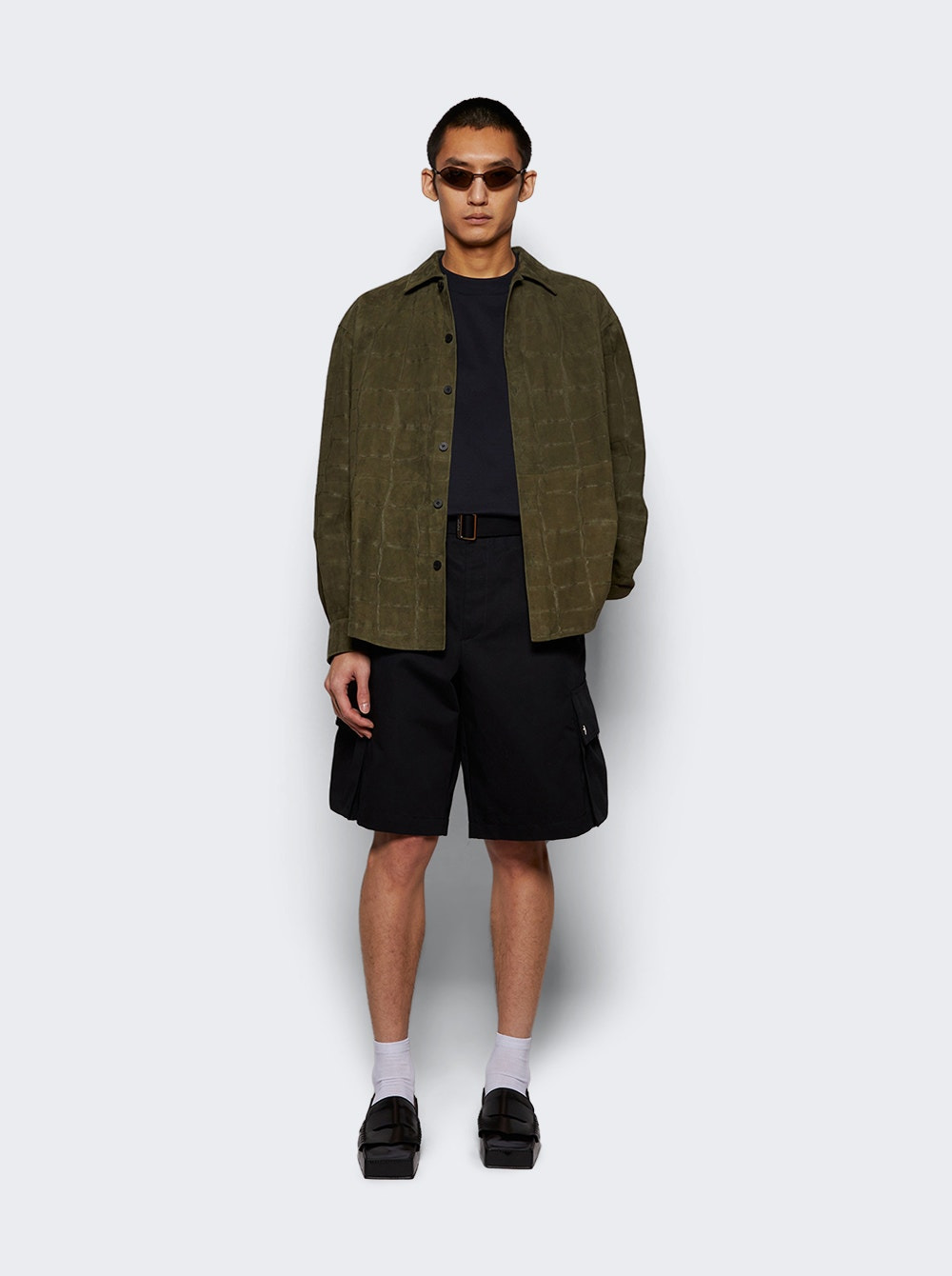 Croco Shirt Khaki - 2