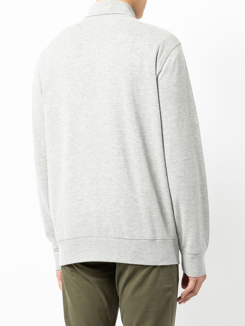 embroidered logo sweatshirt 4