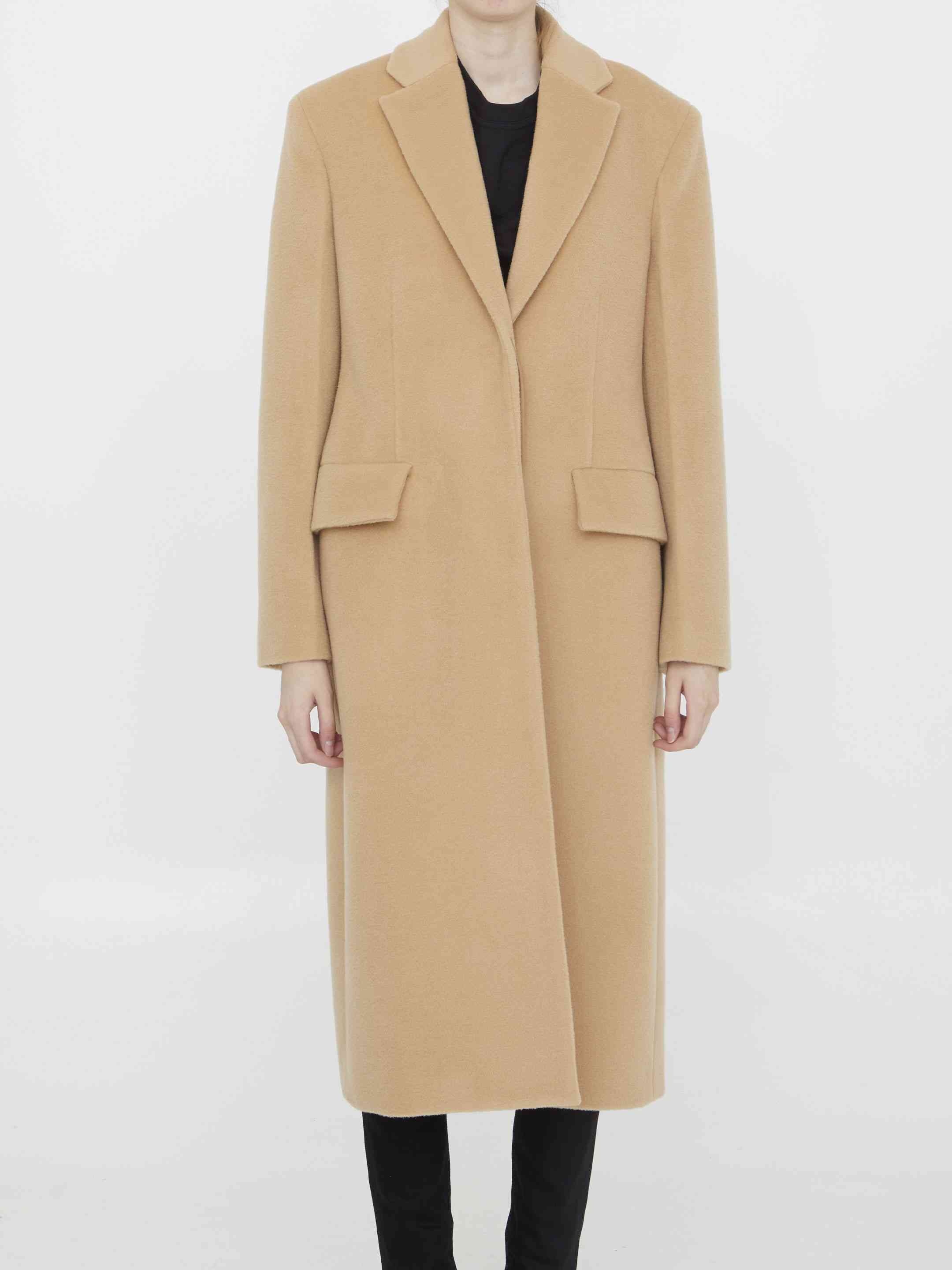 Jil Sander Women Single-Breasted Wool Coat - 1