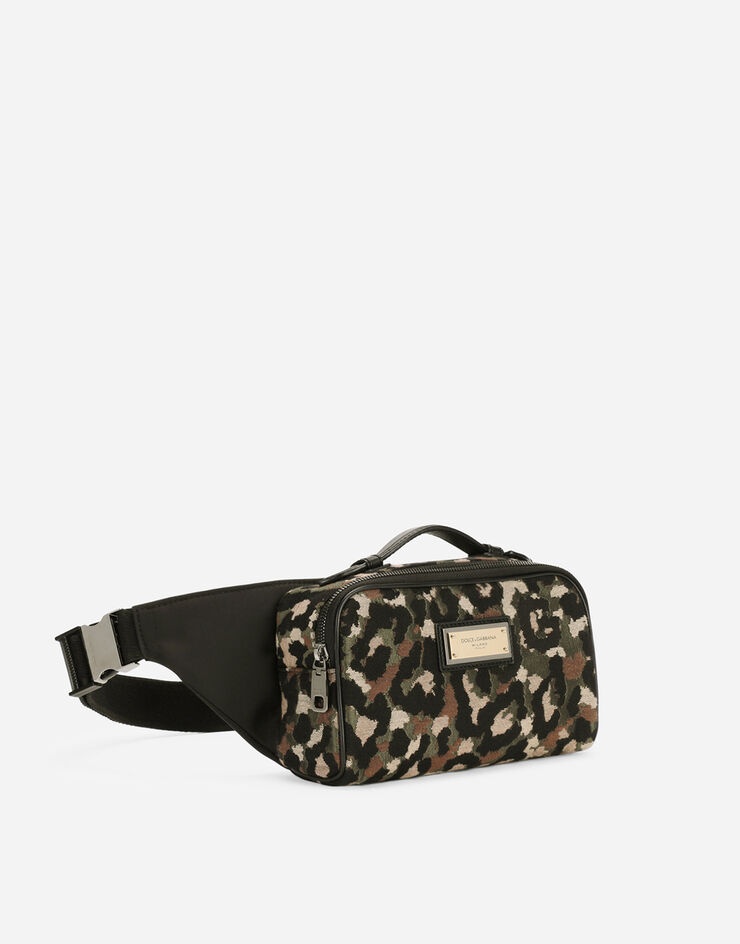 Camouflage jacquard belt bag - 3