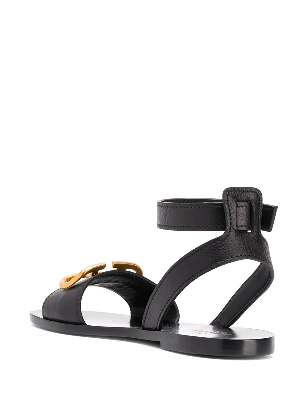 VLOGO plaque sandals - 3